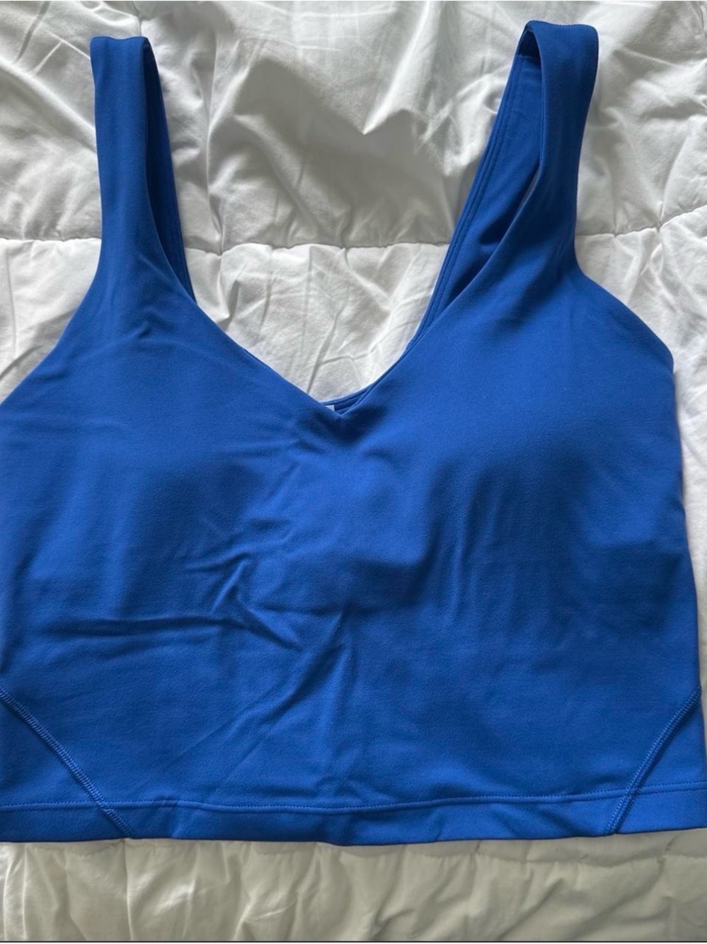 Lululemon Align Tank Light Support A/B Cup Galactic Cobalt Size 4